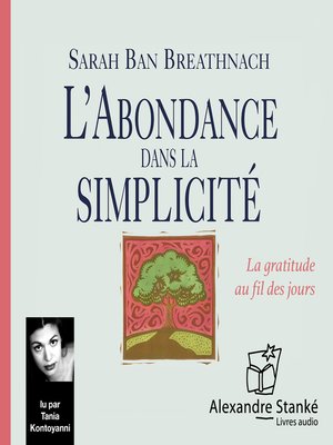 cover image of L'abondance dans la simplicité